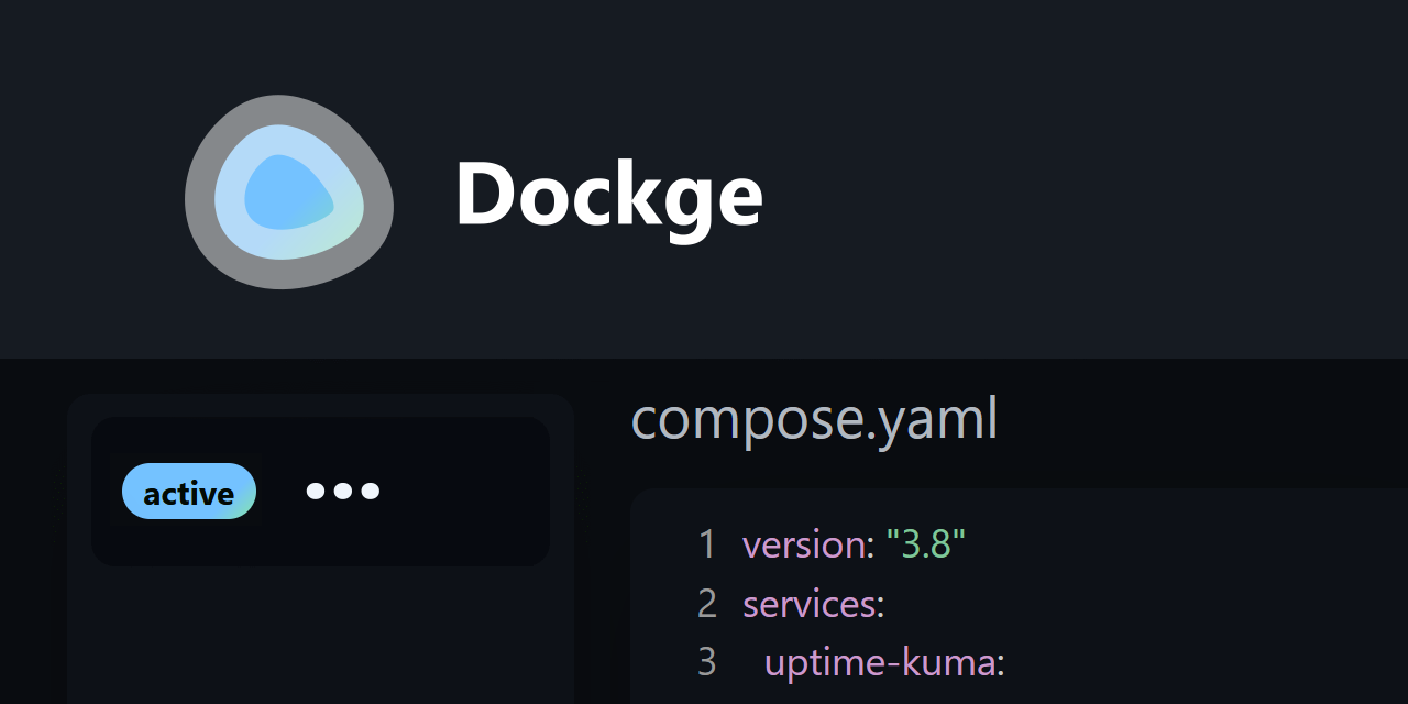 louislam/dockge 简介: A fancy, easy-to-use and reactive self-hosted ...