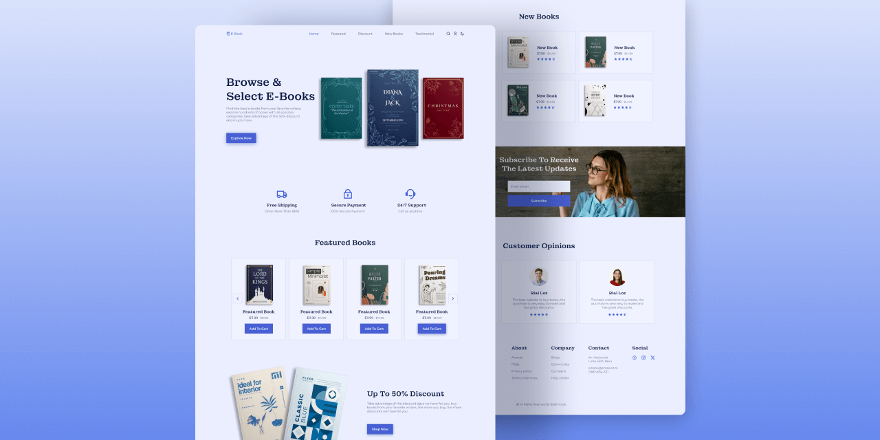 bedimcode/responsive-book-website