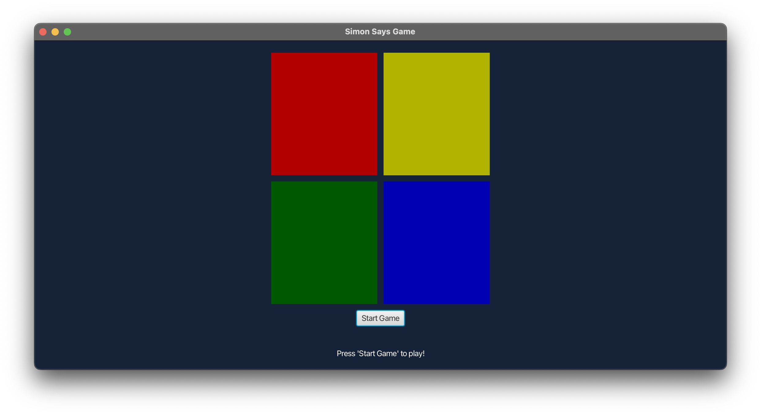 GitHub - BenJeau/JavaFX-SimonSays: Simon Says game developed in JavaFX