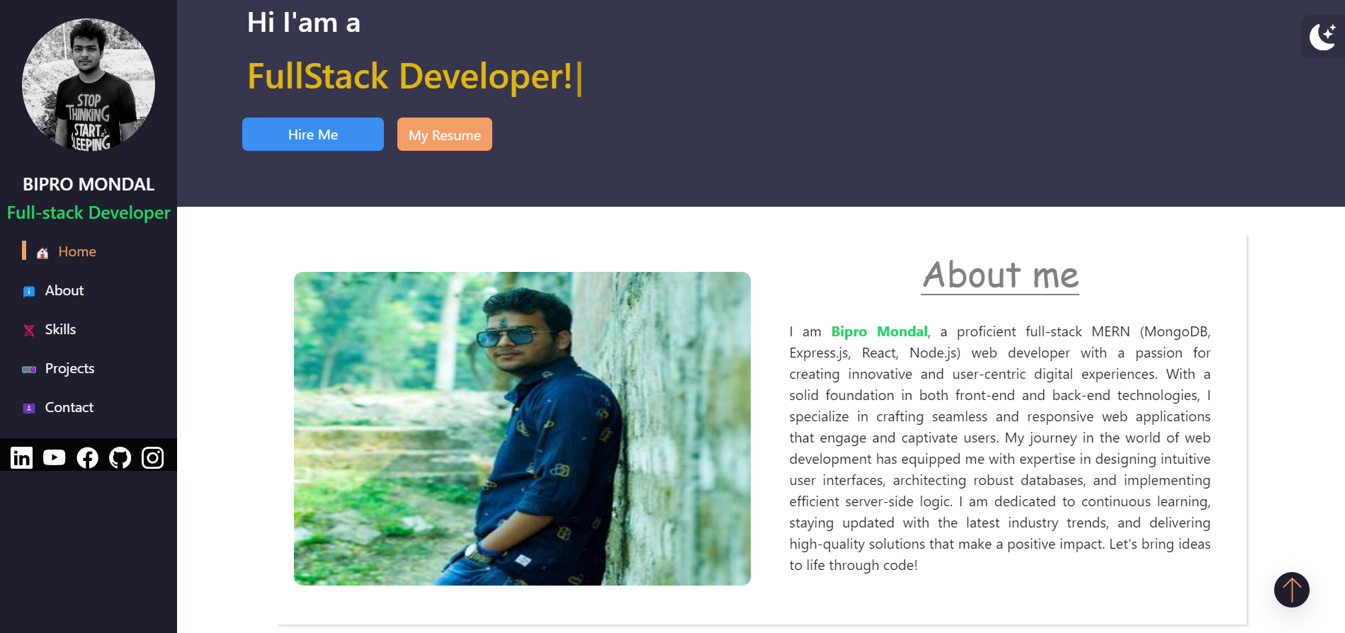GitHub - codingbipro/React-js-portfolio: React js Portfolio website ...