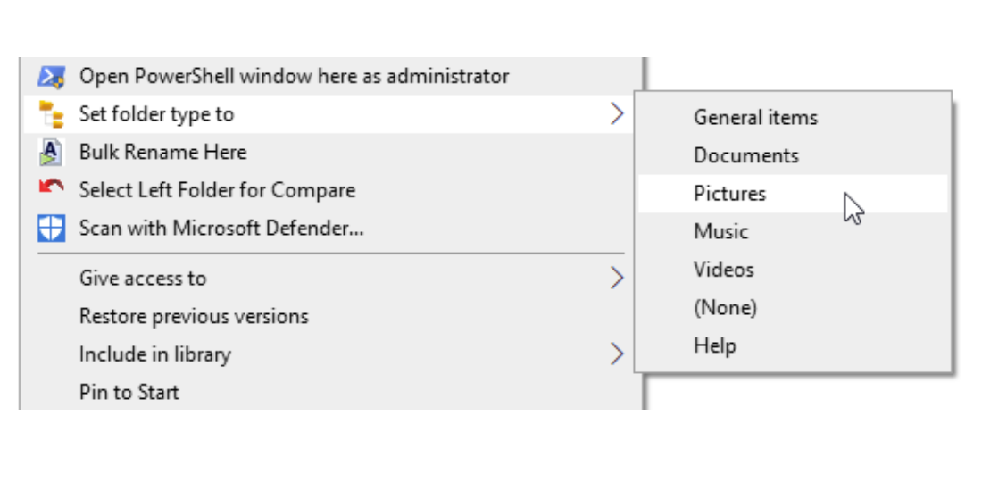 GitHub - LesFerch/SetFolderType: Set Windows Explorer folder types ...