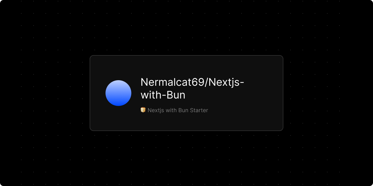 nextjs-with-bun