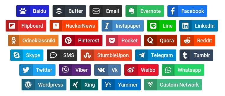 Vue-Social-Sharing