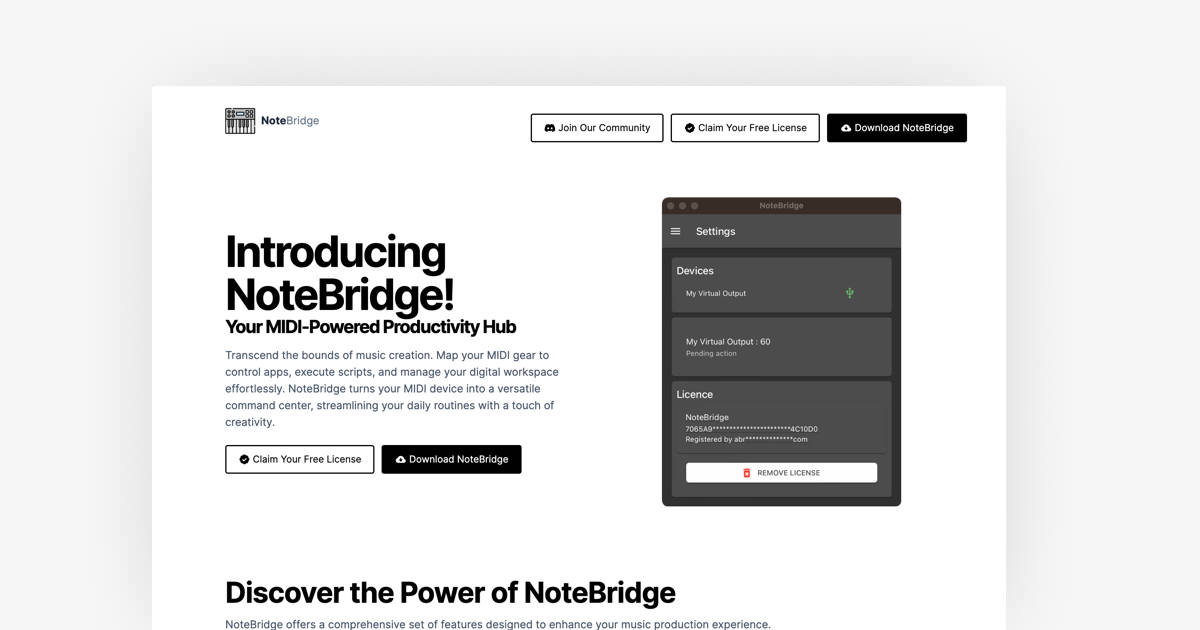 GitHub - AbramsLabs/NoteBridge
