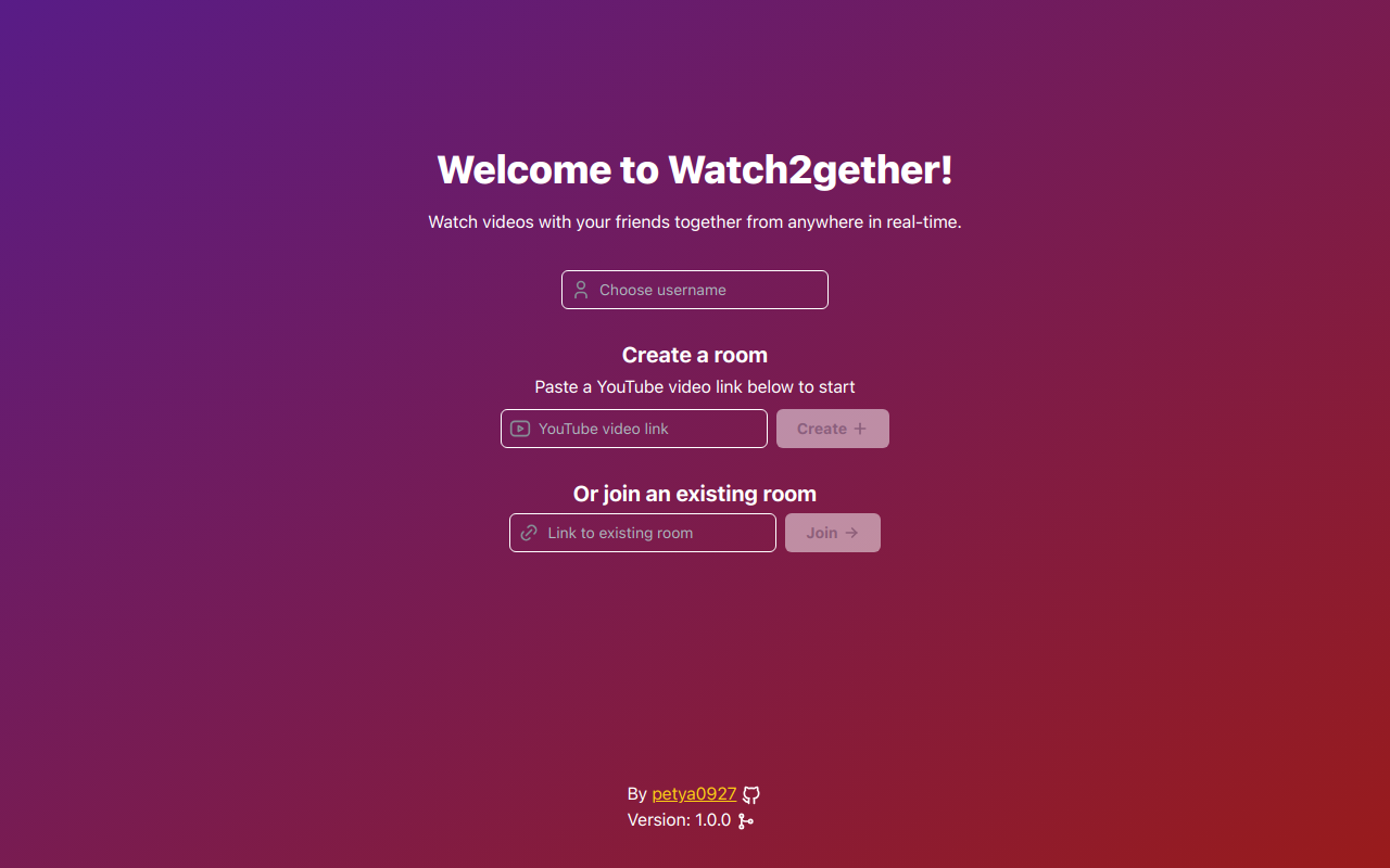 watch2gether GitHub Topics GitHub