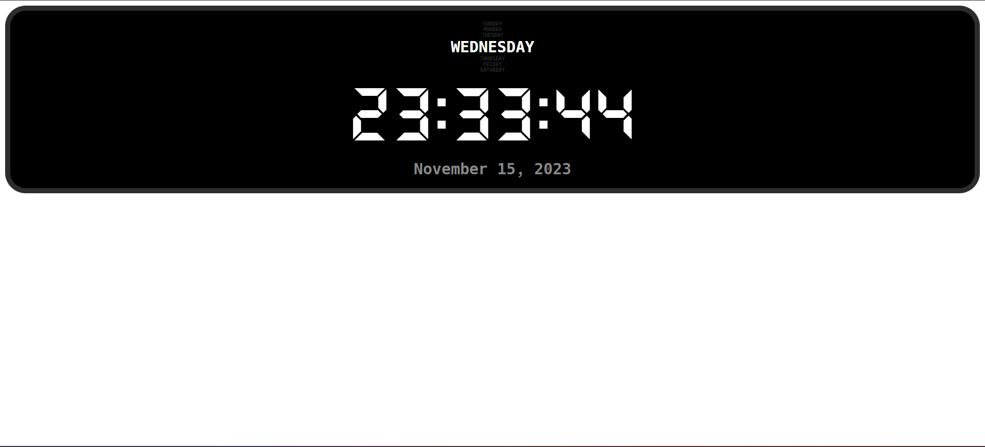 GitHub Jaenna digitalClock