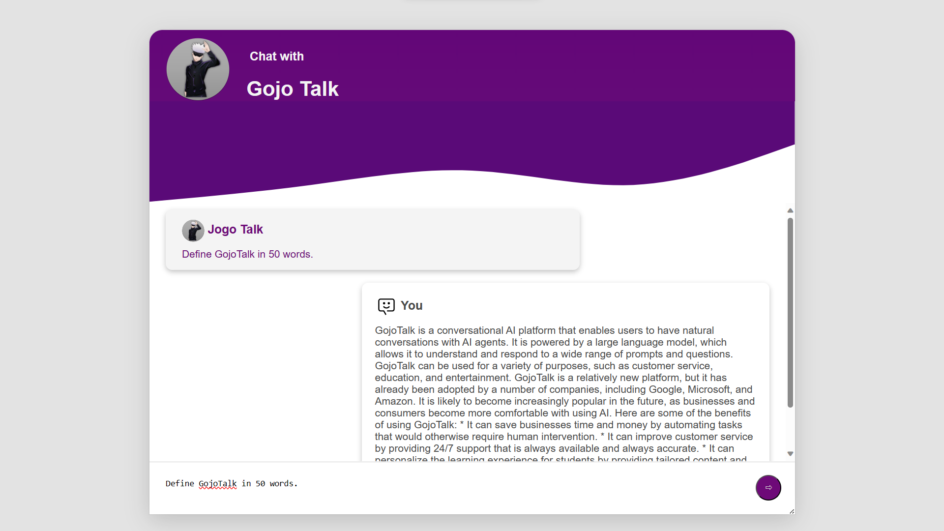 GojoTalk