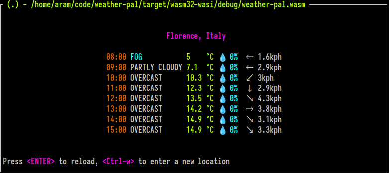 GitHub - imsnif/weather-pal: A Zellij plugin to get weather information ...