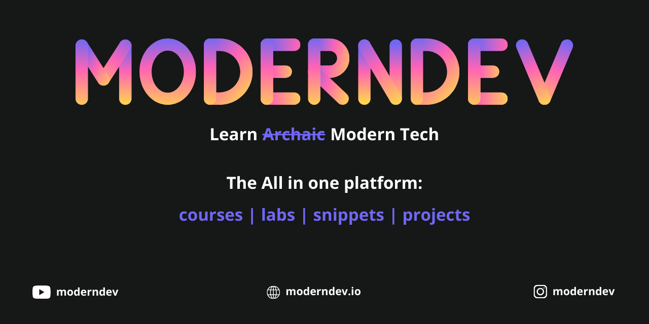 moderndev.io