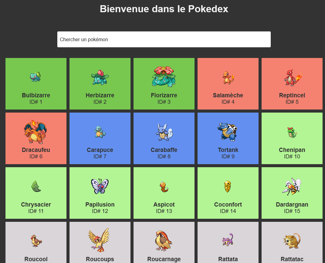 Github - Thomasprunet Pokedex