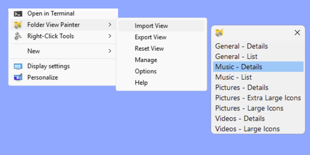 GitHub - LesFerch/FolderViewPainter: Export and Import Windows Explorer ...