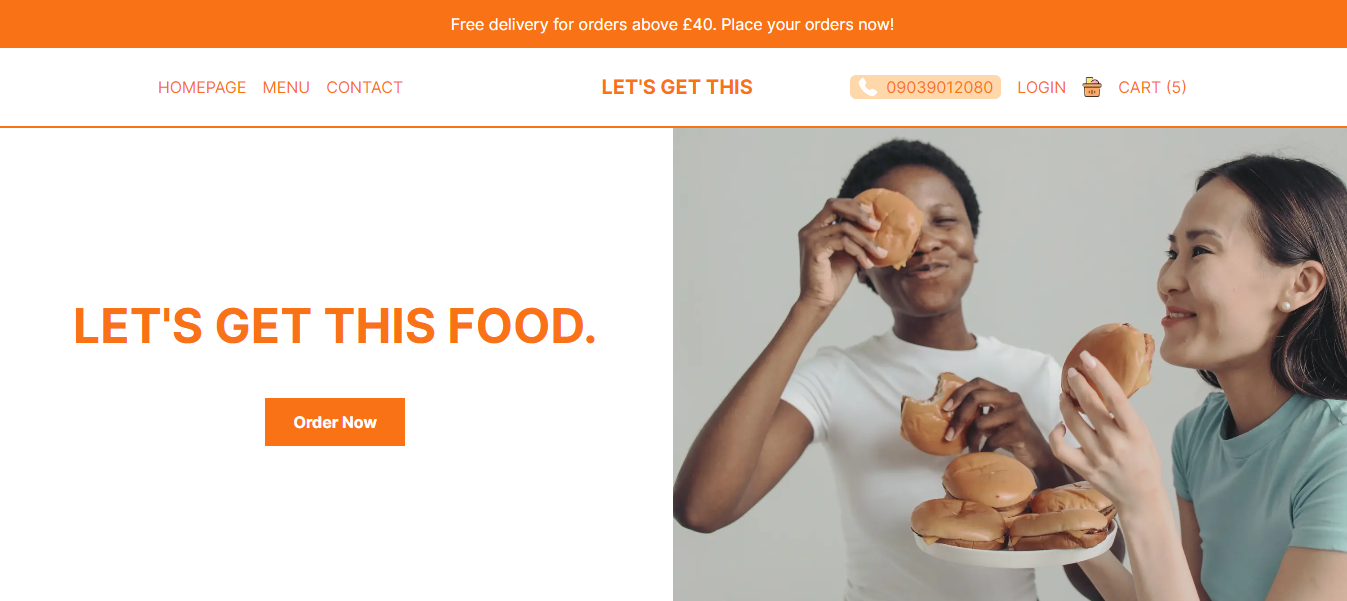 GitHub - FSGodwinF/Front-End-Food-Order: Front End - Food order Application