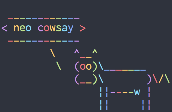 Neo-cowsay