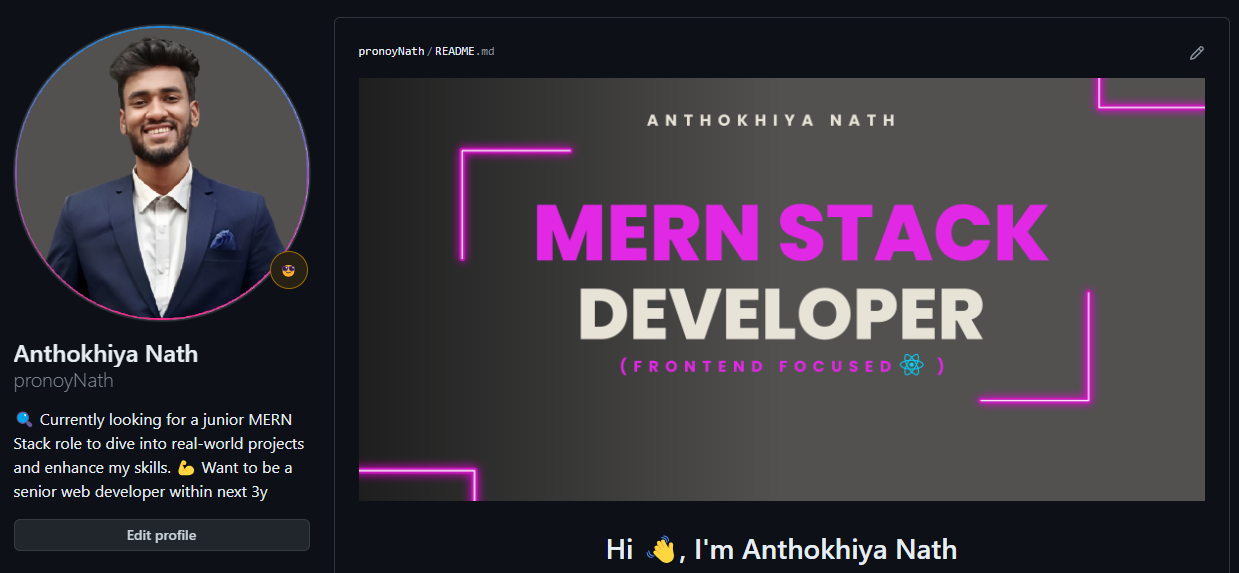 Github Pronoynath Pronoynath