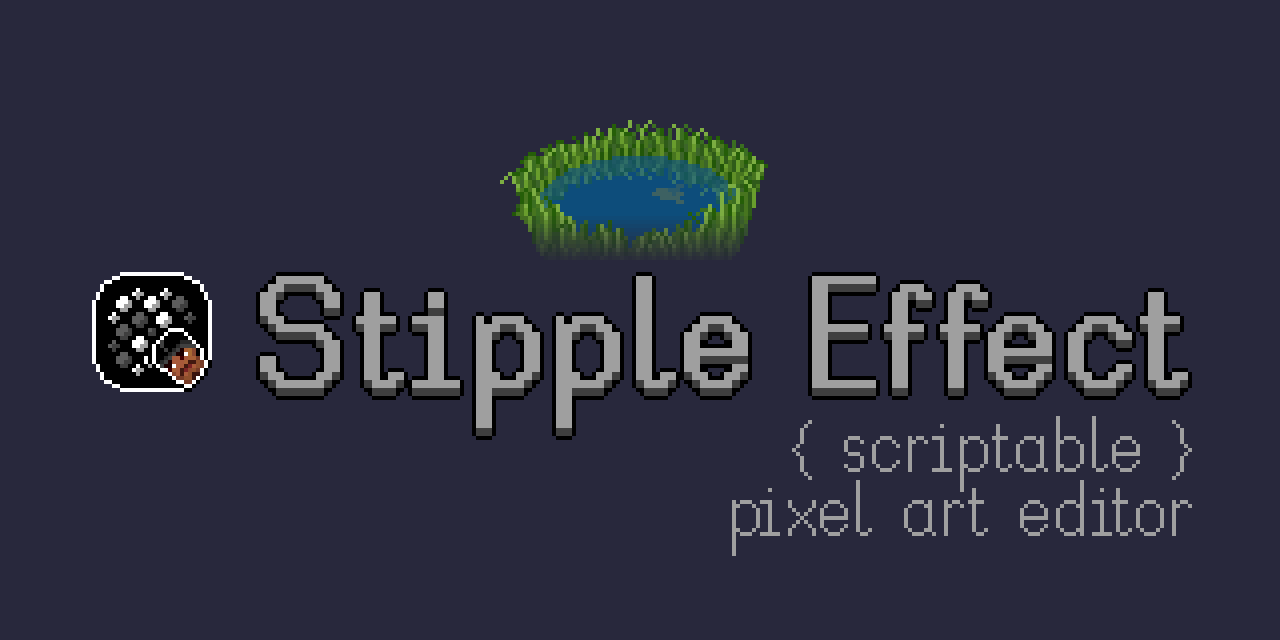 Show HN: Stipple Effect – a scriptable pixel art editor to make game art faster