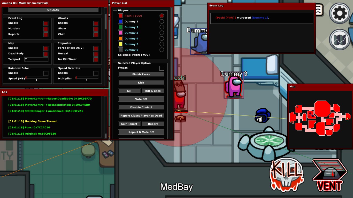 GitHub - basti564/Among-Us-Trasher: Simple External Among Us Mod Menu With  Overlay
