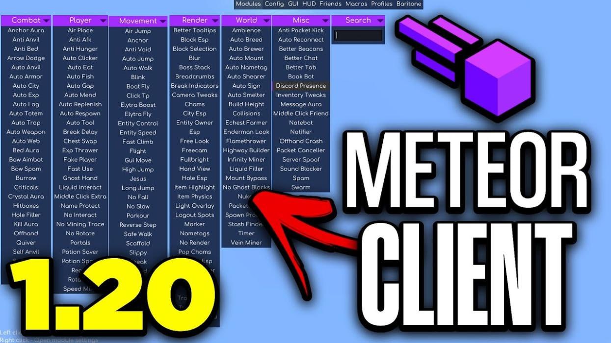 Meteor client 1.21 1. Meteor client.