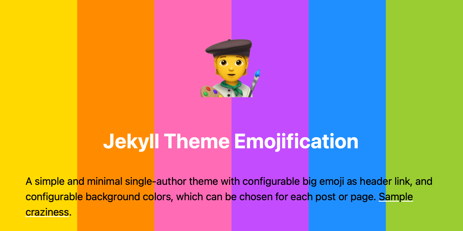 jekyll-theme-emojification