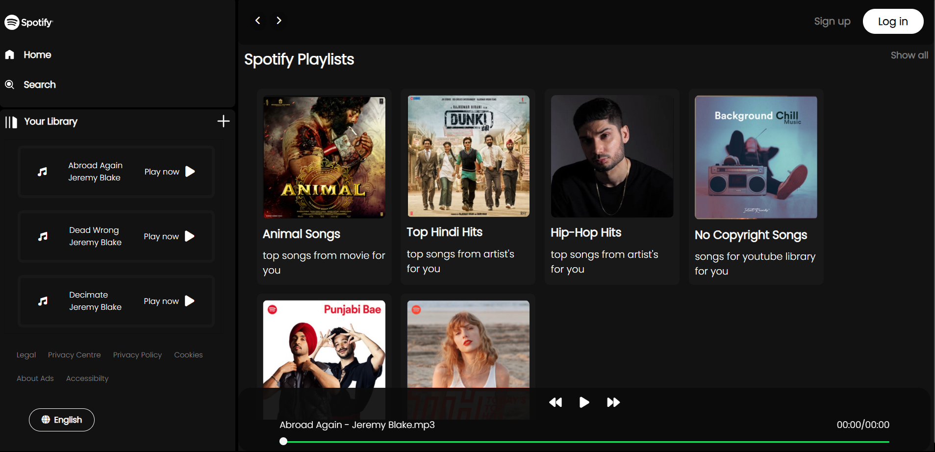 GitHub - tascan25/Spotify: this is a spotify clone