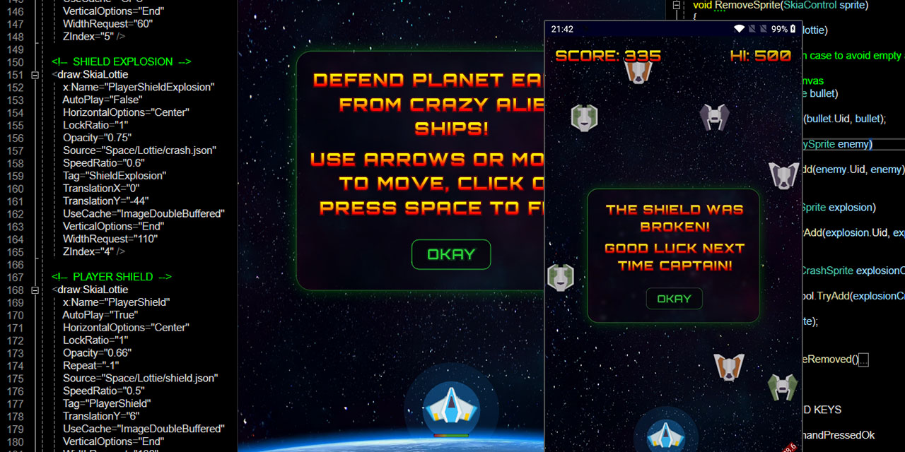 Maui.Game.SpaceShooter