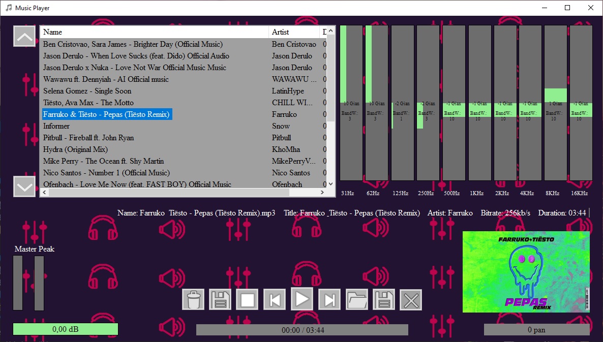 GitHub - Istyu/Music-Player-Naudio: This is a music player with 10 ...