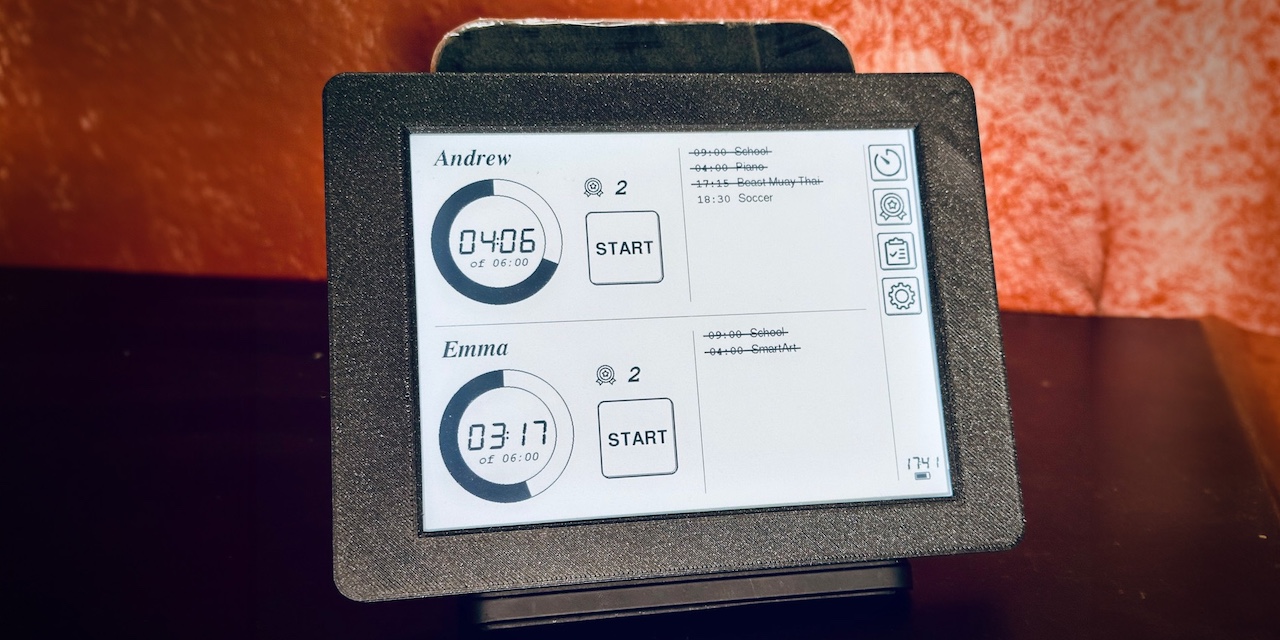GitHub - alexhude/InkplateDashboard: E-paper based Screen-Time Tracker ...