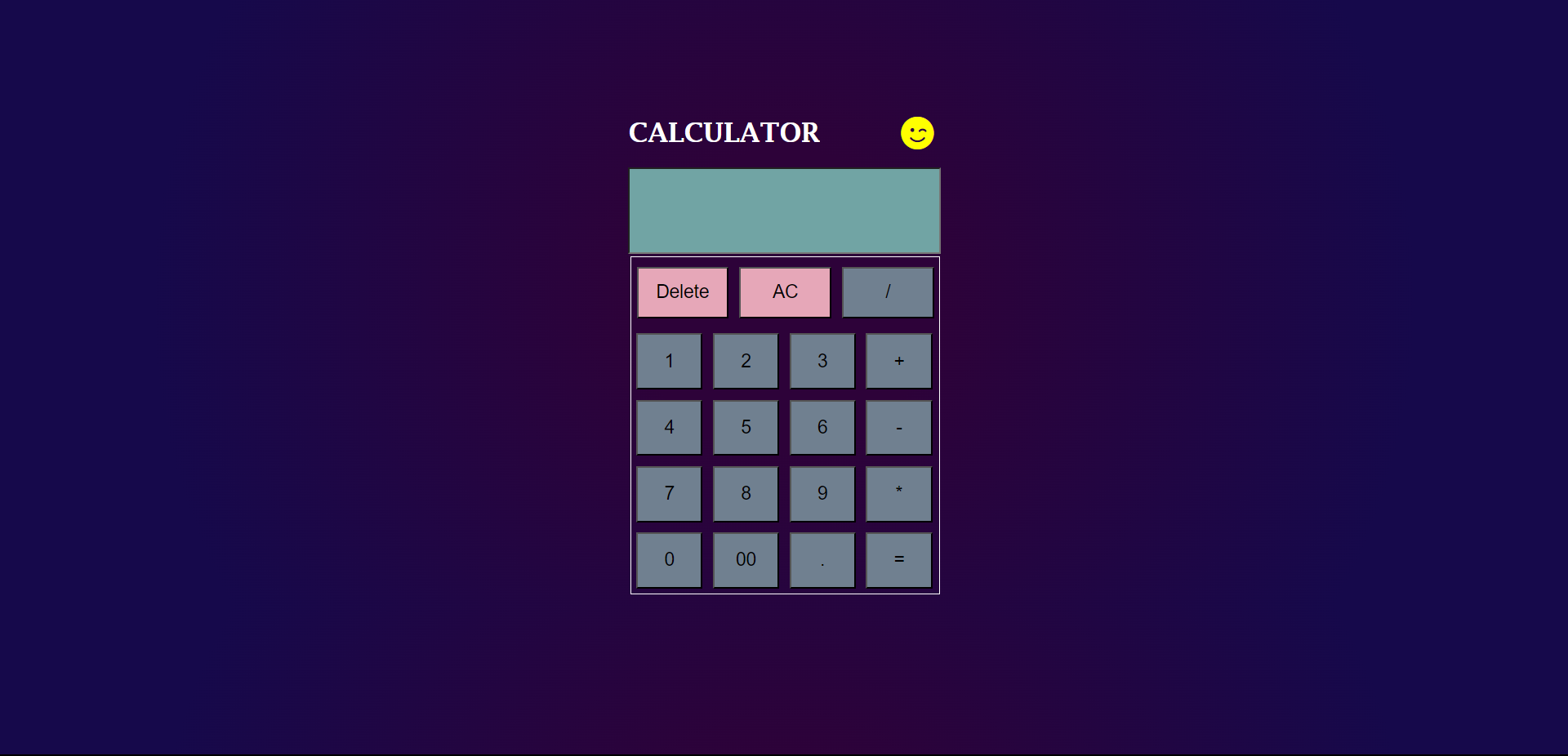 GitHub - 100ravthakur/Calculator: this is a calculator website, created ...