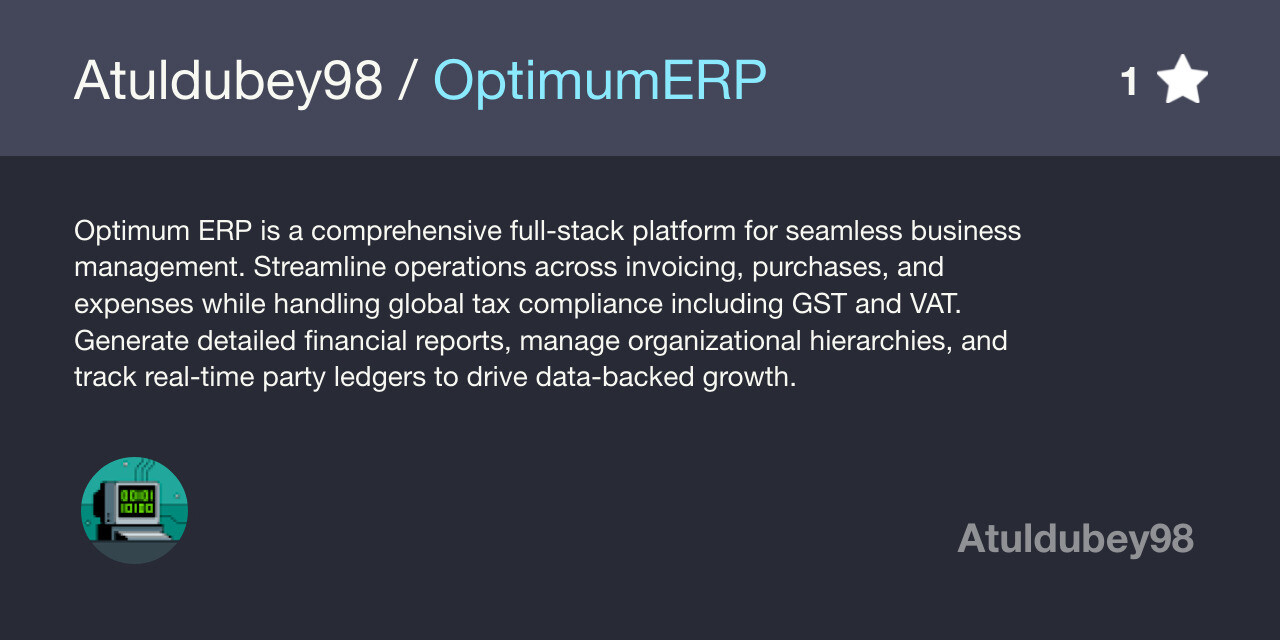 OptimumERP