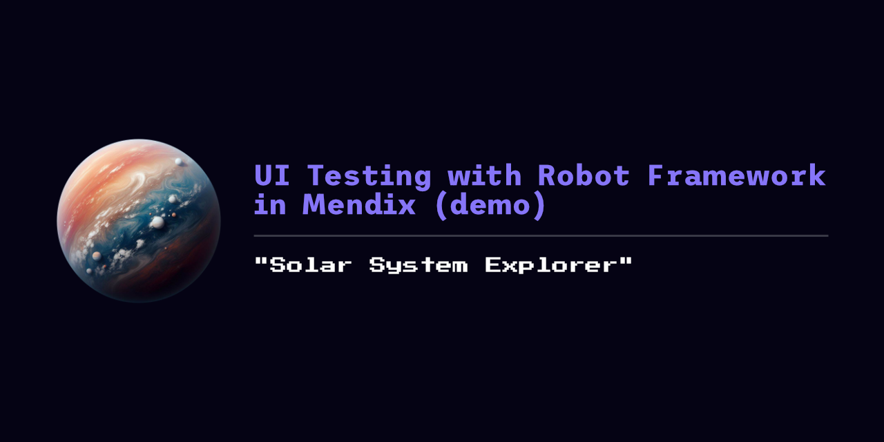 mendix-robot-framework-demo