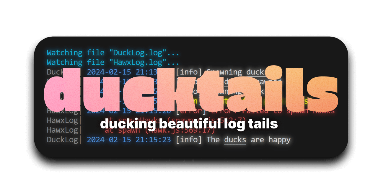 GitHub - st4ng/ducktails: ducktails is a "tail -f"-like live log CLI ...