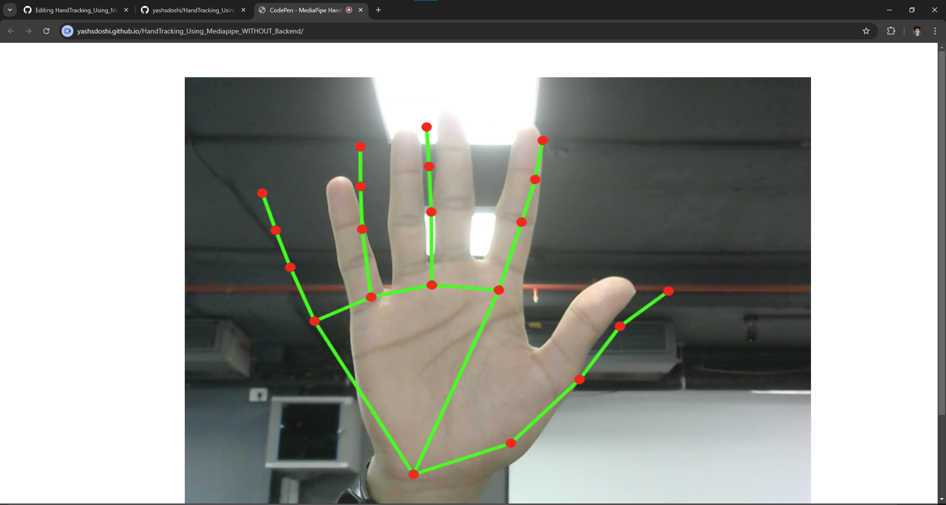 HandTracking_Using_Mediapipe_WITHOUT_Backend