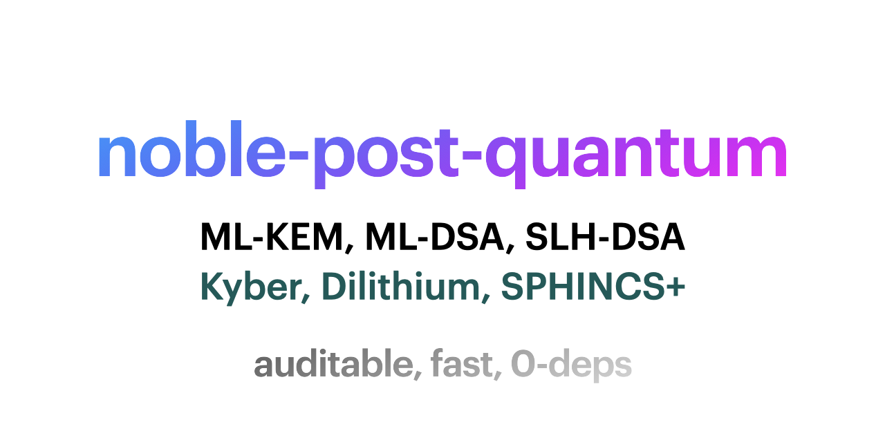 paulmillr/noble-post-quantum