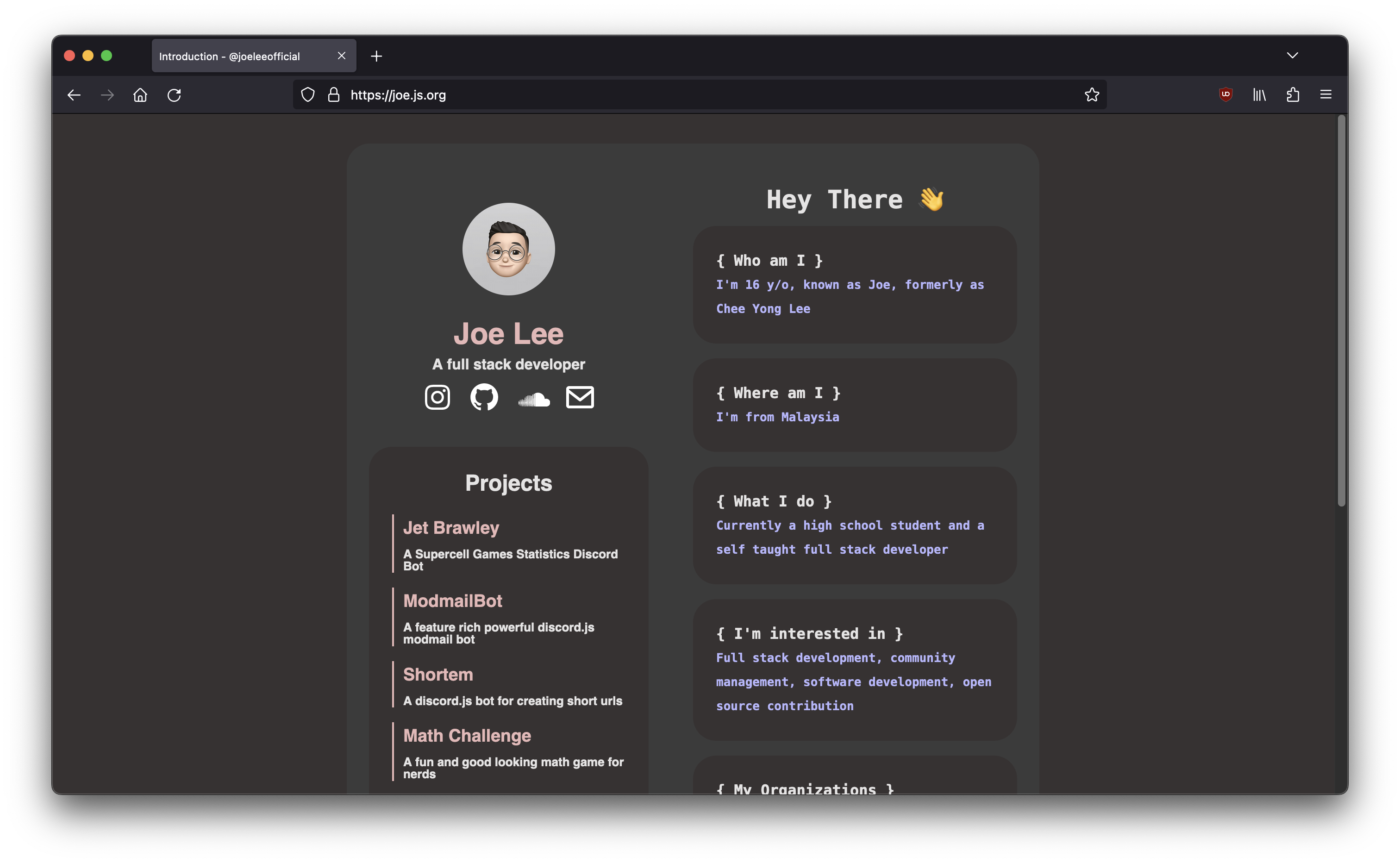 Joe-Portfolio