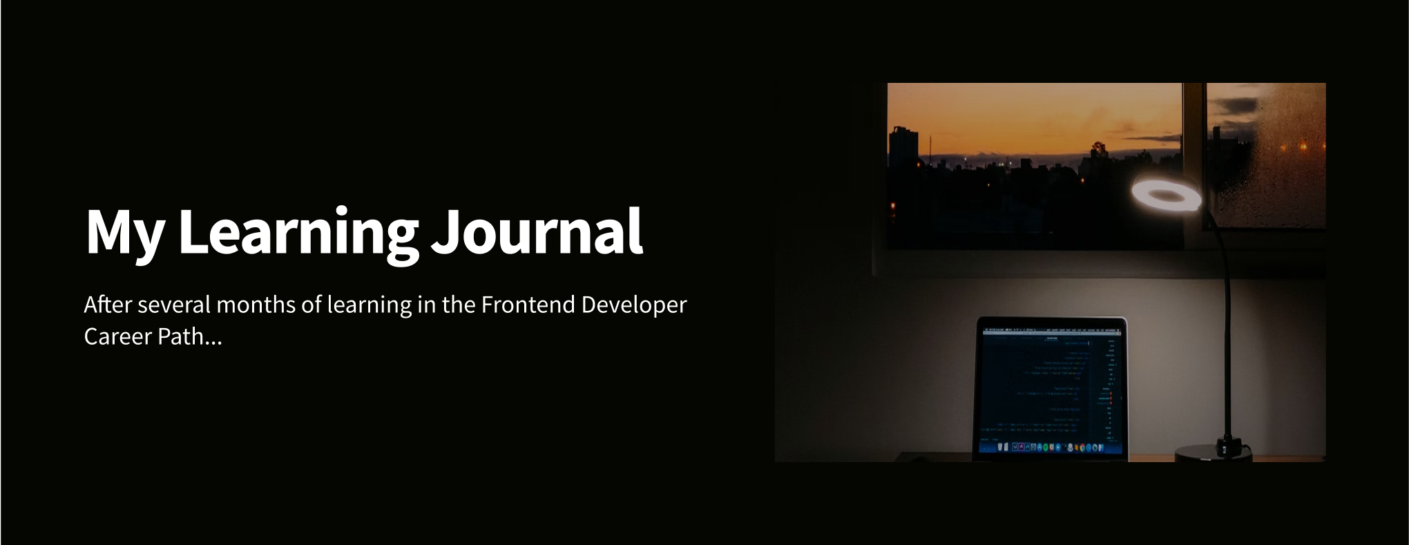 GitHub - Lydiaofficial/Learning-journal: Welcome to my Frontend ... image.