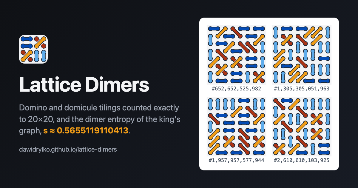 lattice-dimers