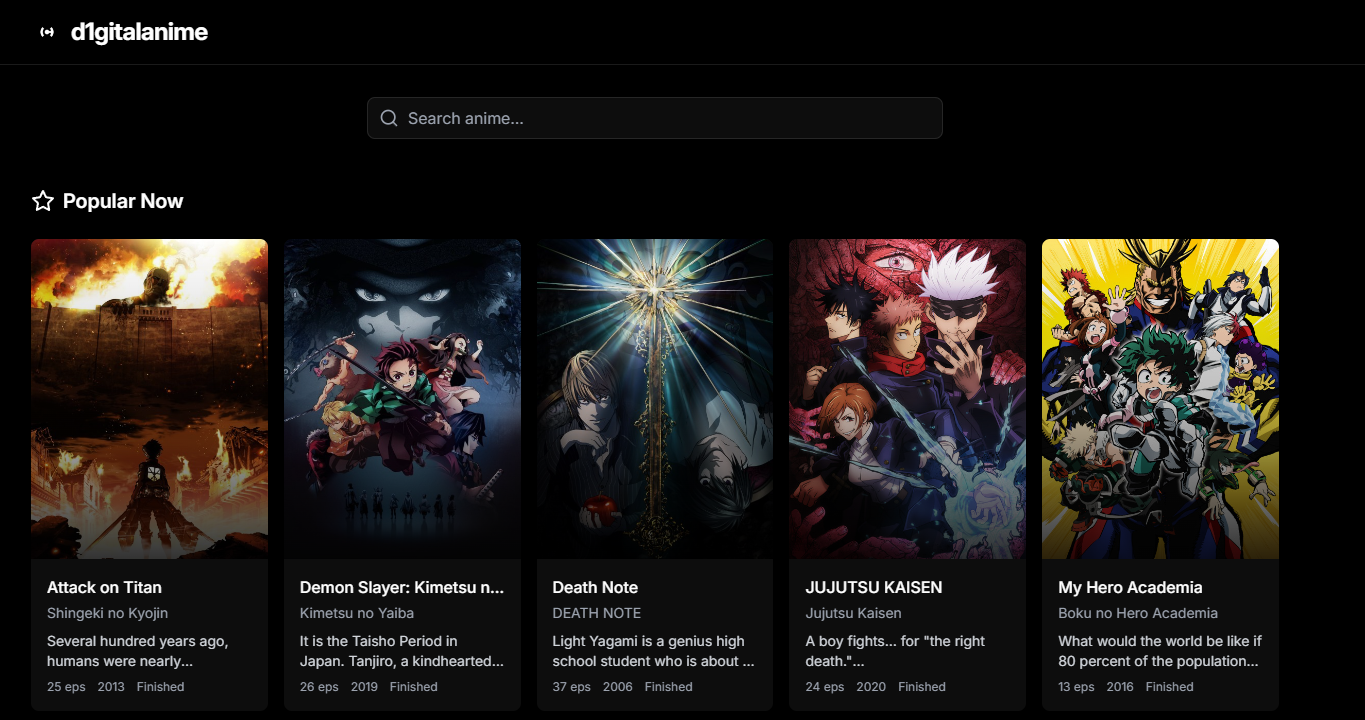 GitHub - envyofblood/anileo: Open-source, ad free anime streaming ...