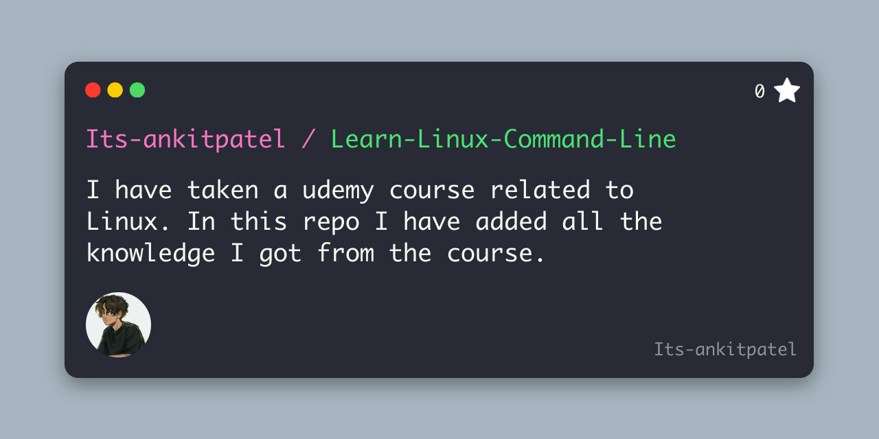 Learn-Linux-Command-Line