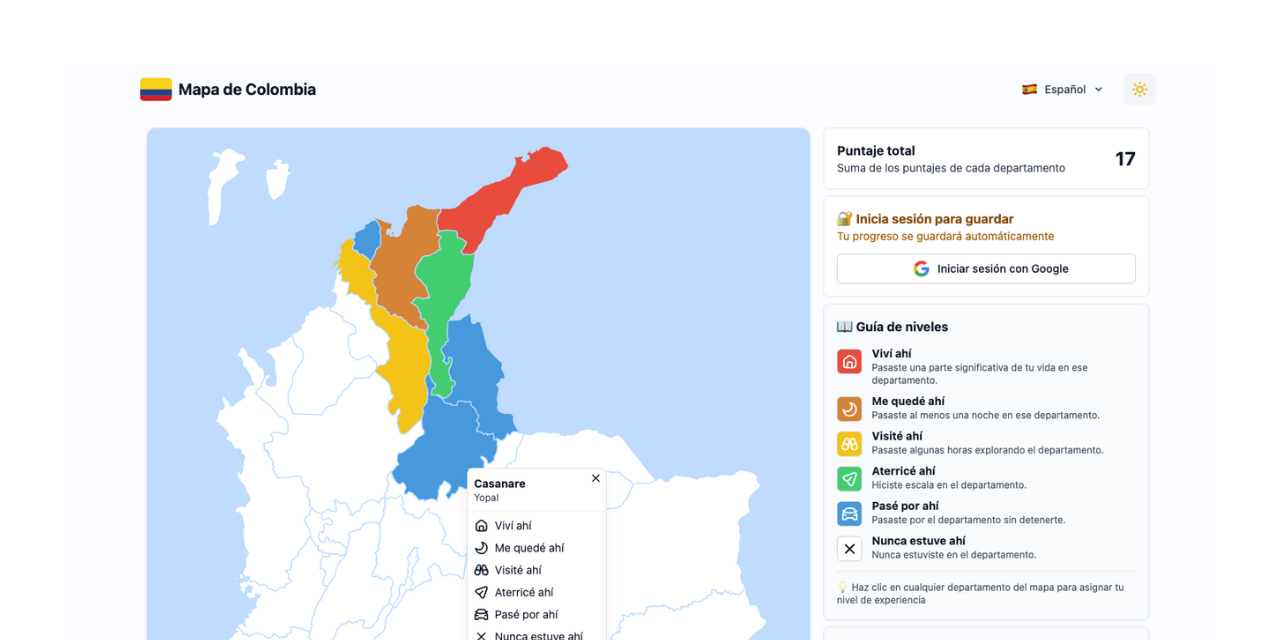 colombia-travel-level-map Svelte Themes