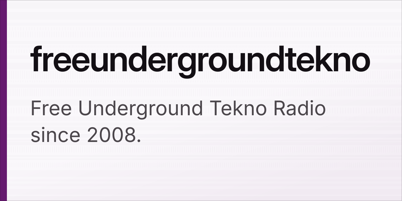 freeundergroundtekno