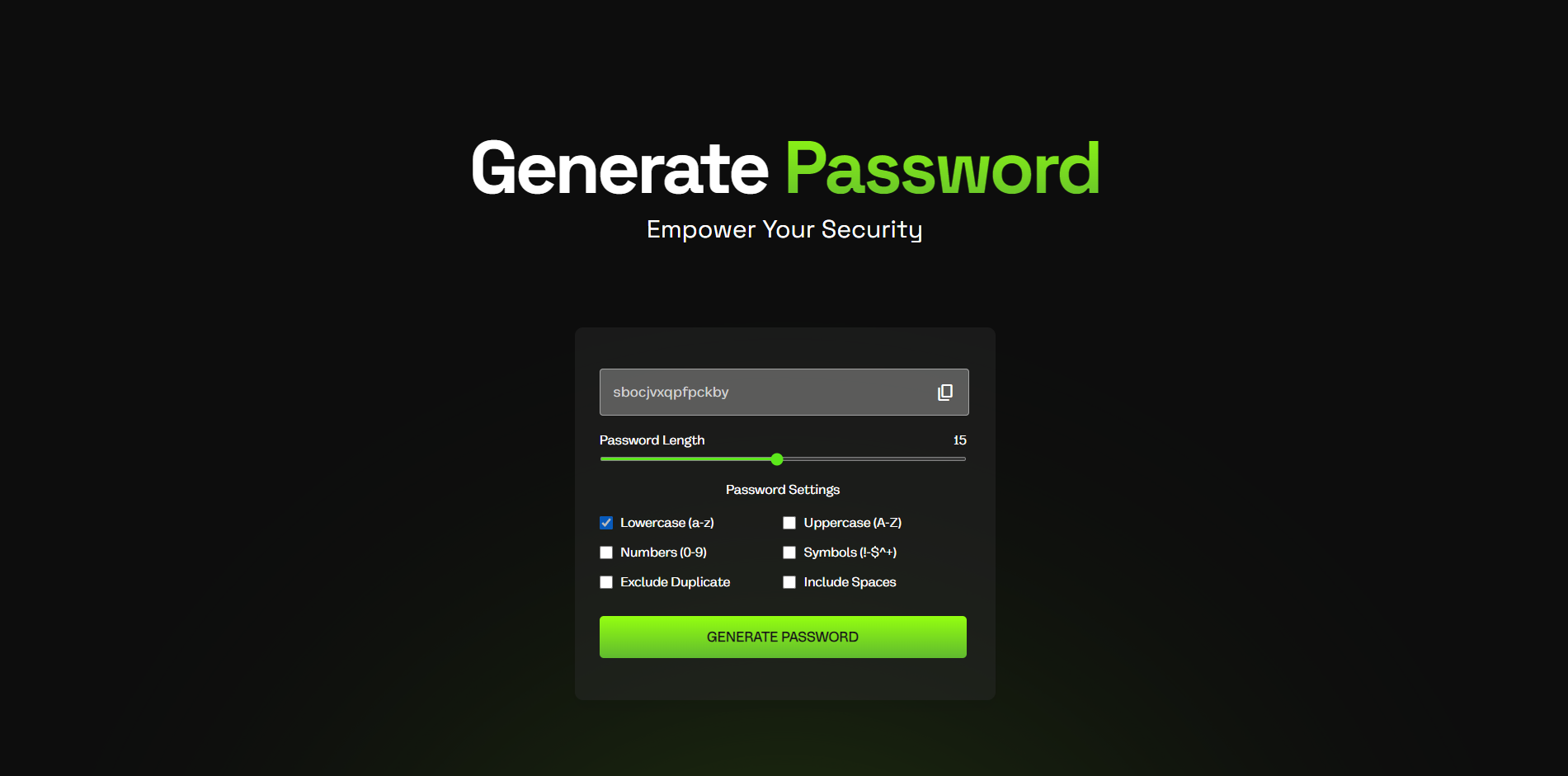 password-generator