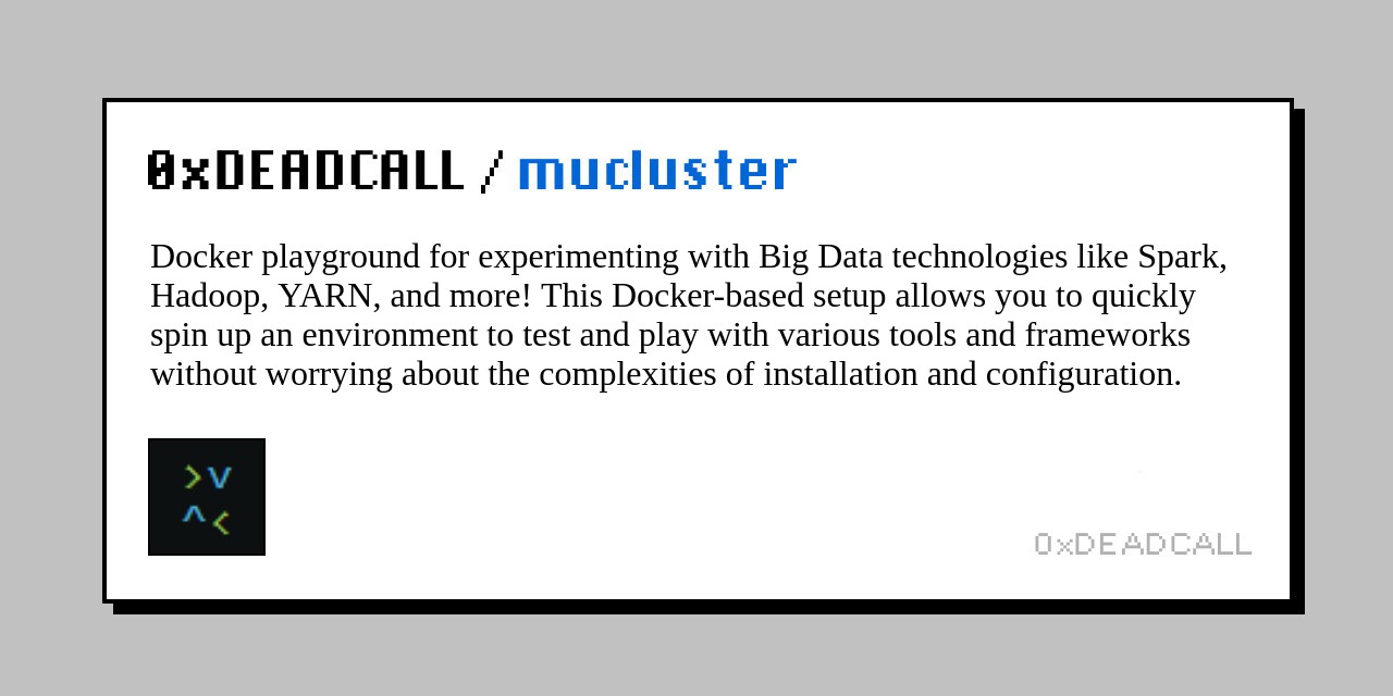 GitHub - 0xDEADCALL/mucluster: A docker playground for experimenting ...