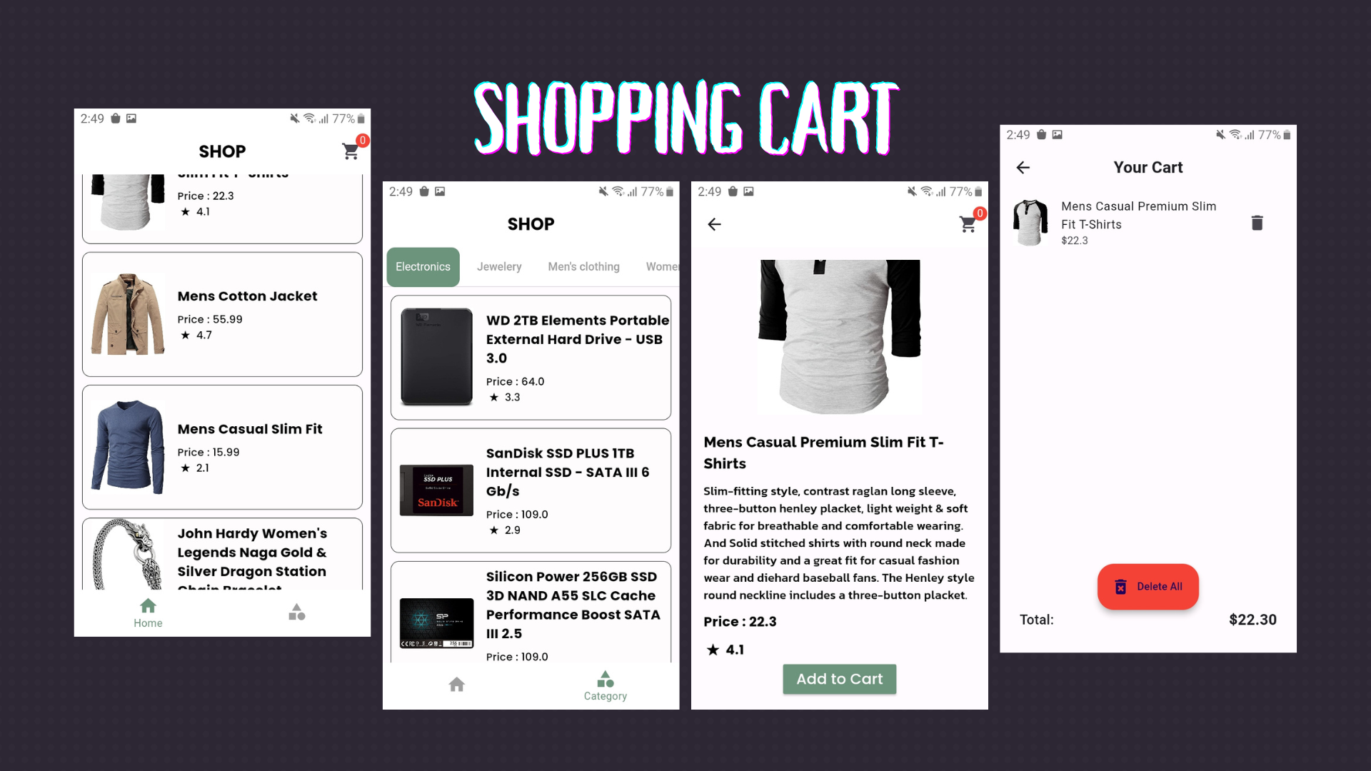 GitHub - nithaparveen/shoppingCart