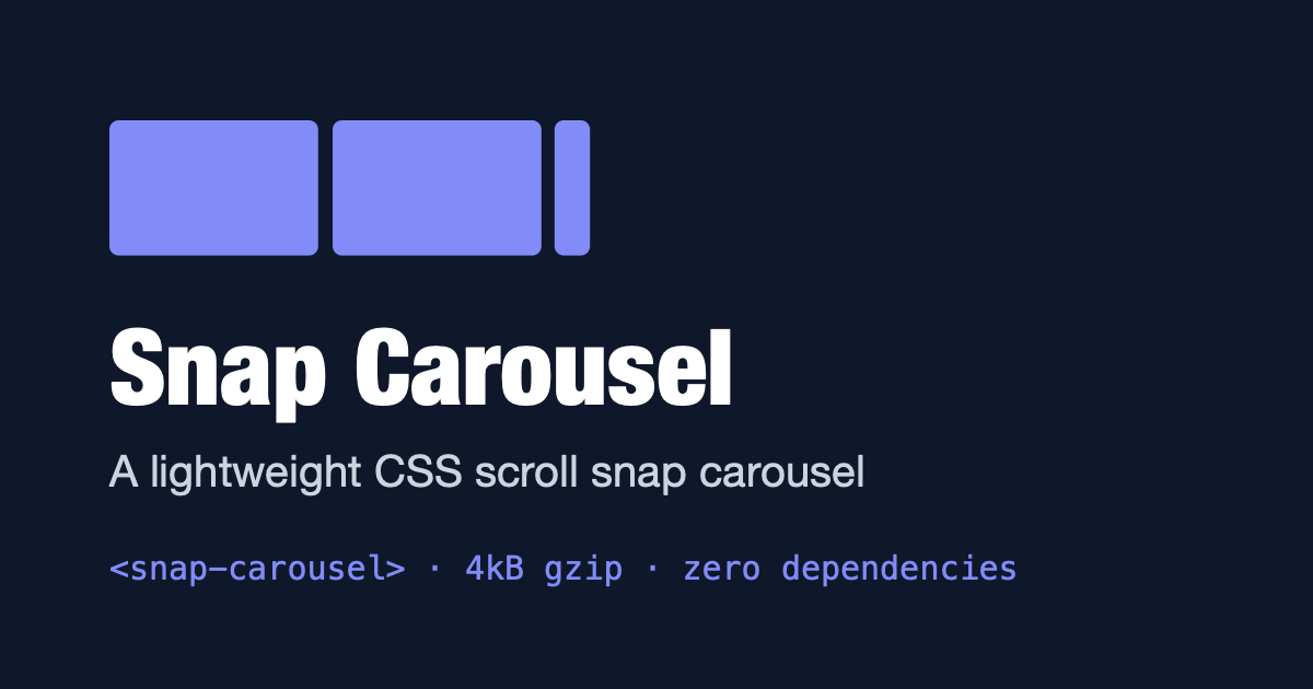 snap-carousel