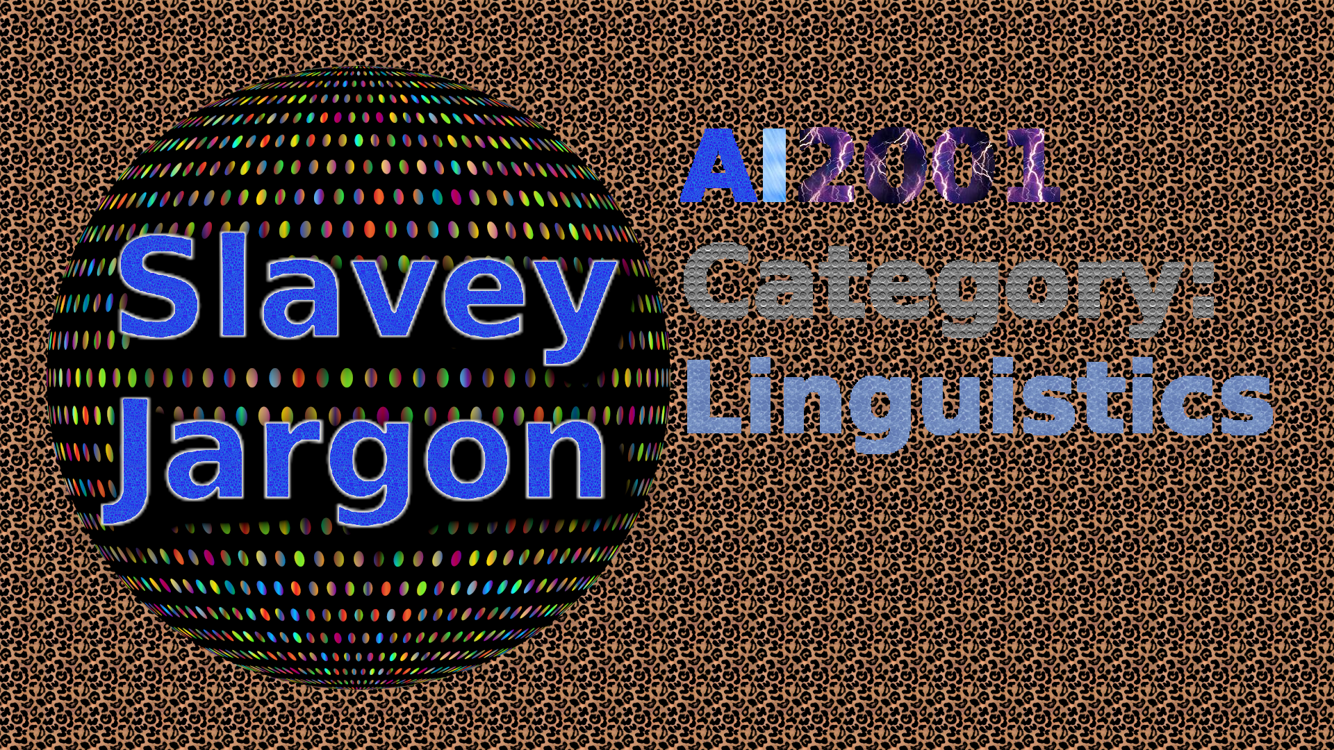 AI2001_Category-Linguistics-SC-Slavey-Jargon