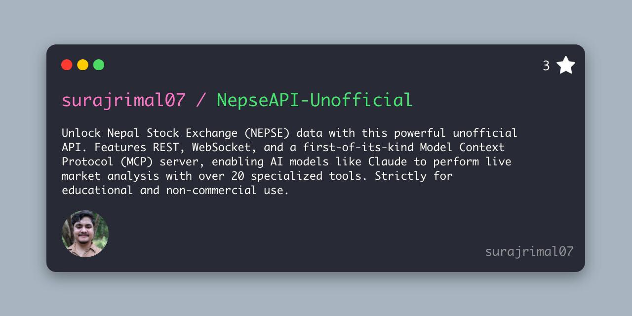 NepseAPI-Unofficial