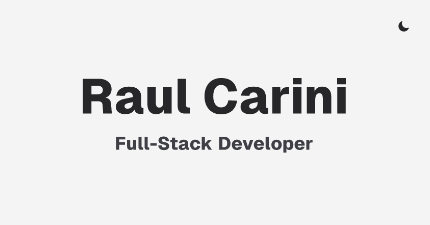 raulcarini.dev
