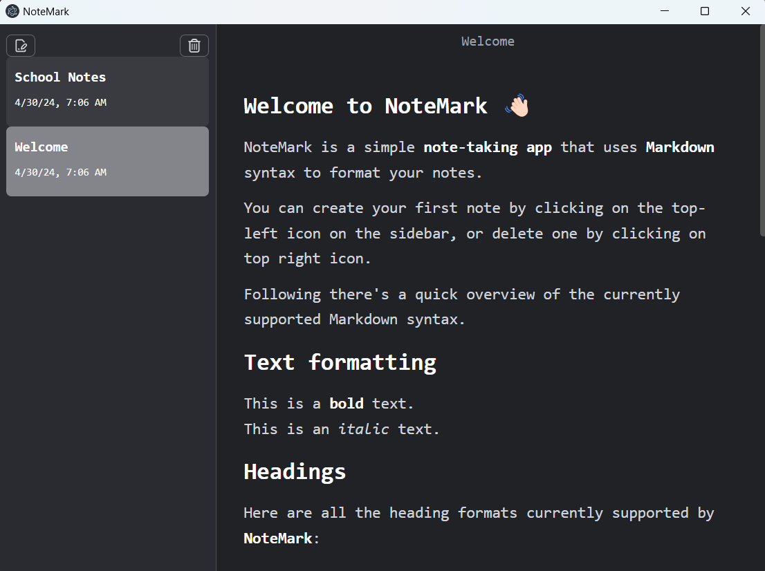 NoteMark
