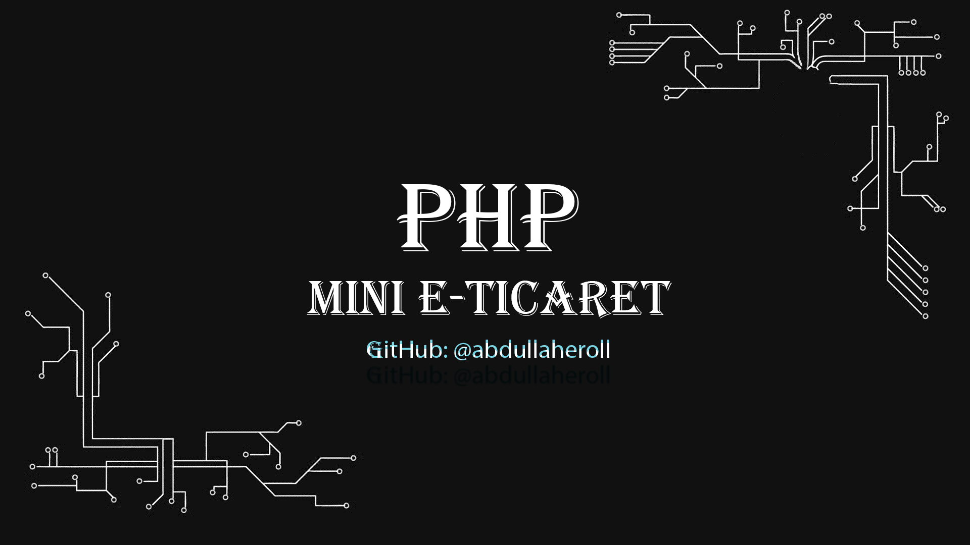 GitHub - abdullaheroll/php-mini-e-ticaret: Php ile yazılmış mini e ...