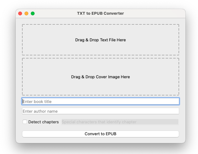 Text2Epub-Converter