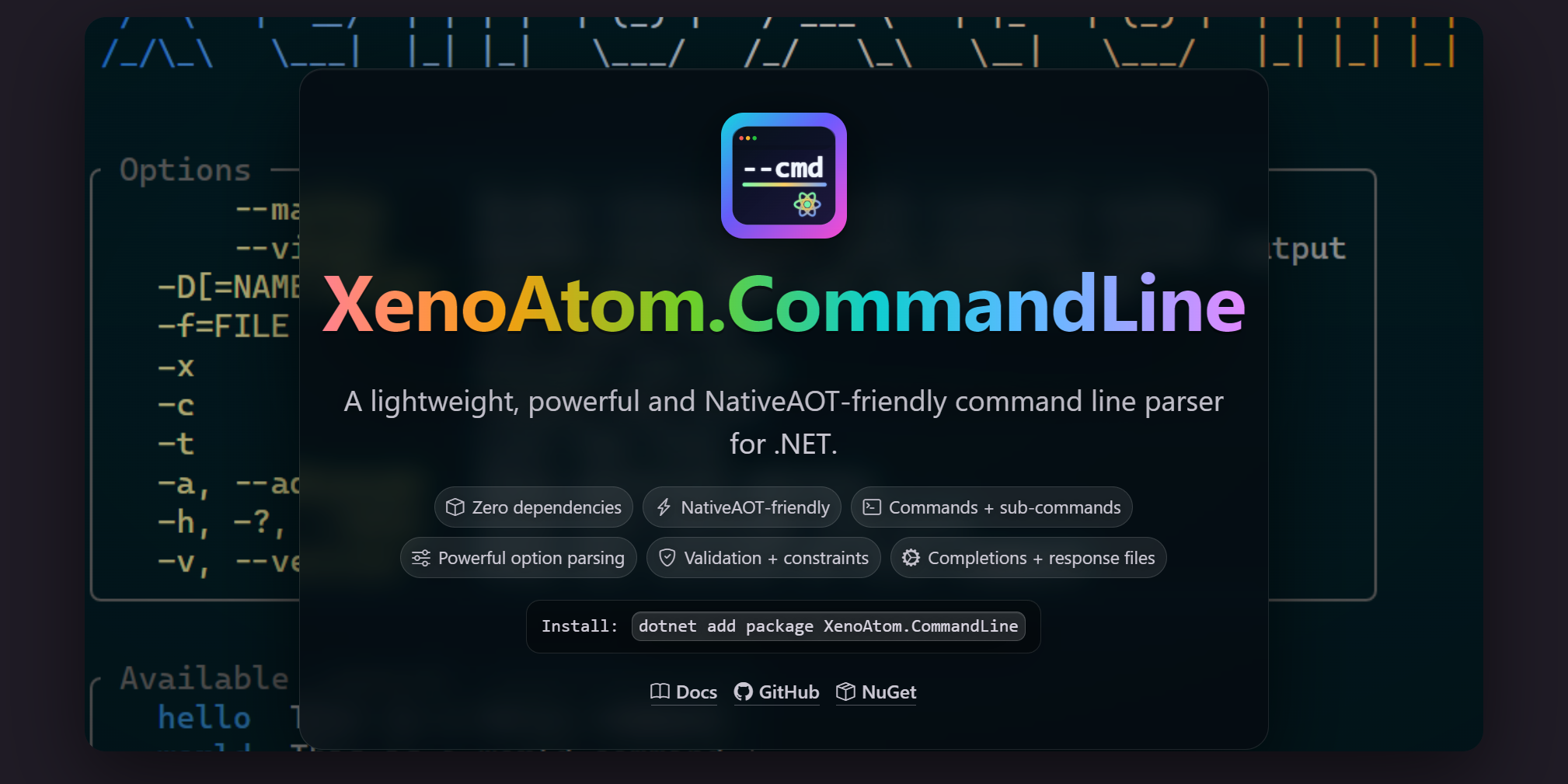 XenoAtom.CommandLine